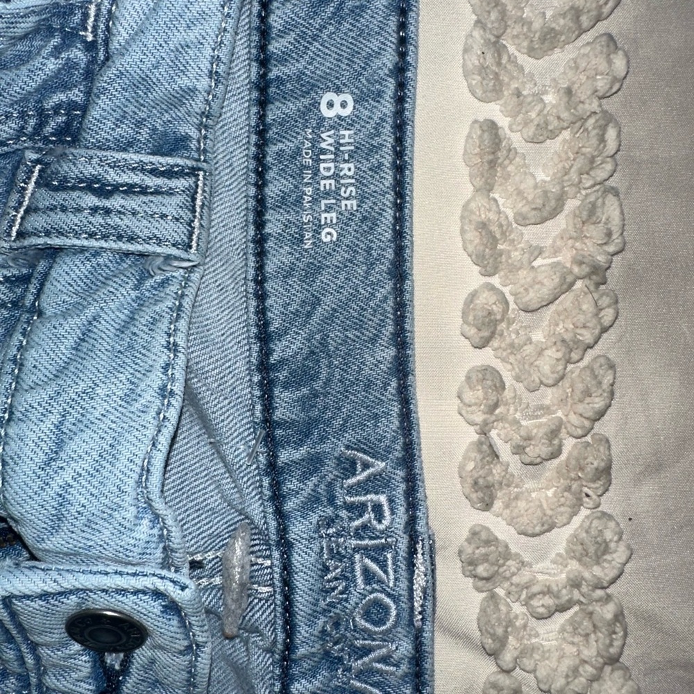 Arizona High Rise Wide Leg Jeans